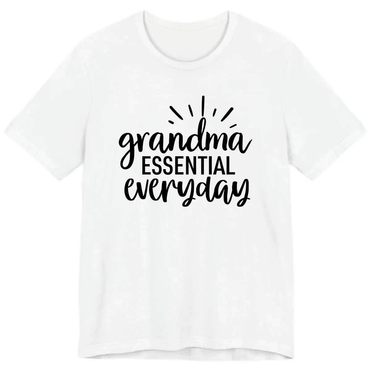 Grandma Essential Everyday Typography Premium T-Shirt in White