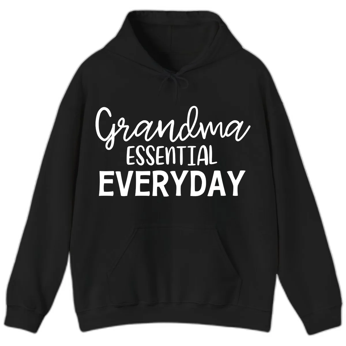 Grandma Essential Everyday Hoodie in Black