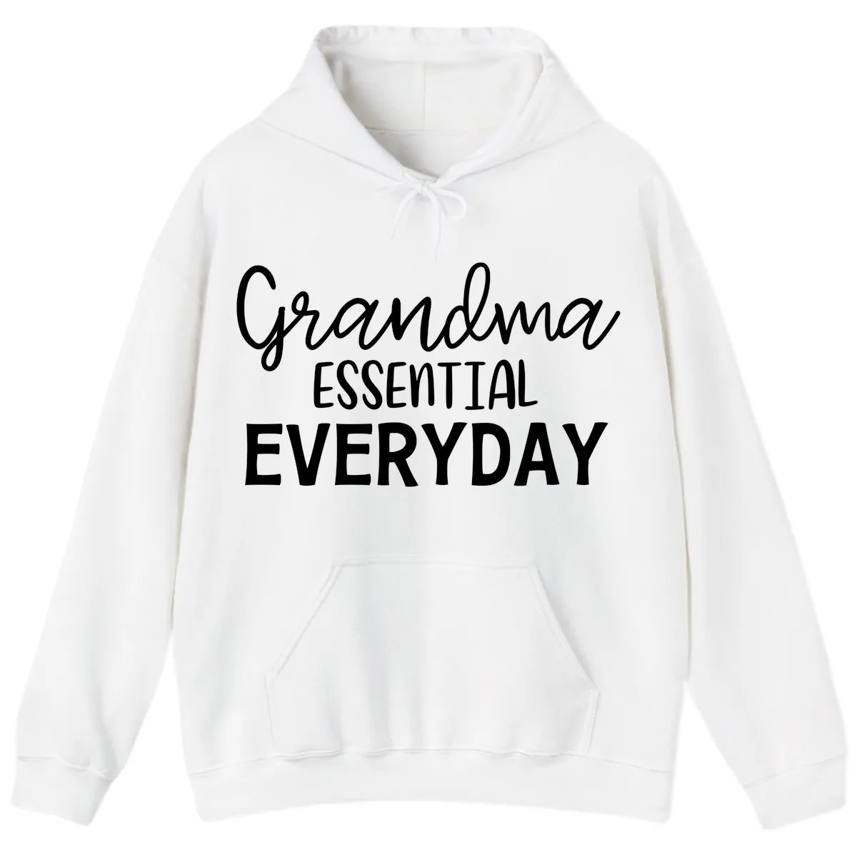 Grandma Essential Everyday Hoodie in White