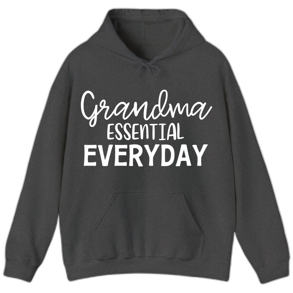 Grandma Essential Everyday Hoodie in Dark Heather