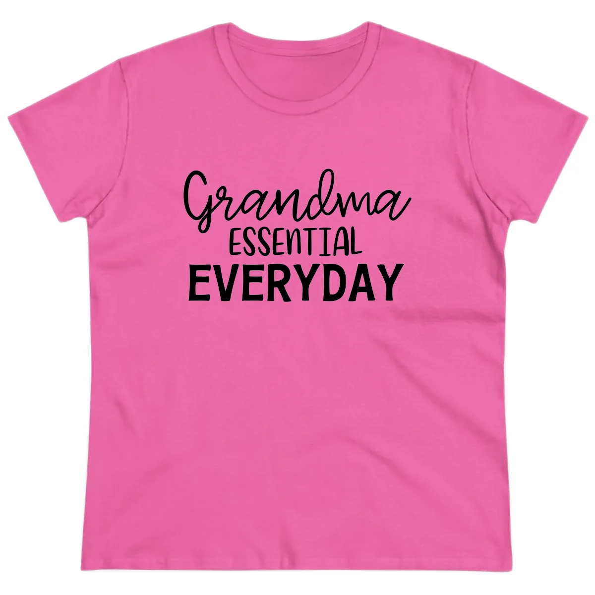 Grandma Essential Everyday Ladies Tee in Azalea