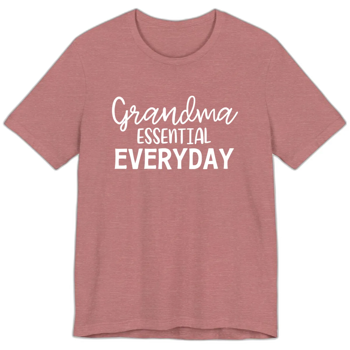 Grandma Essential Everyday Premium T-Shirt in Heather Mauve