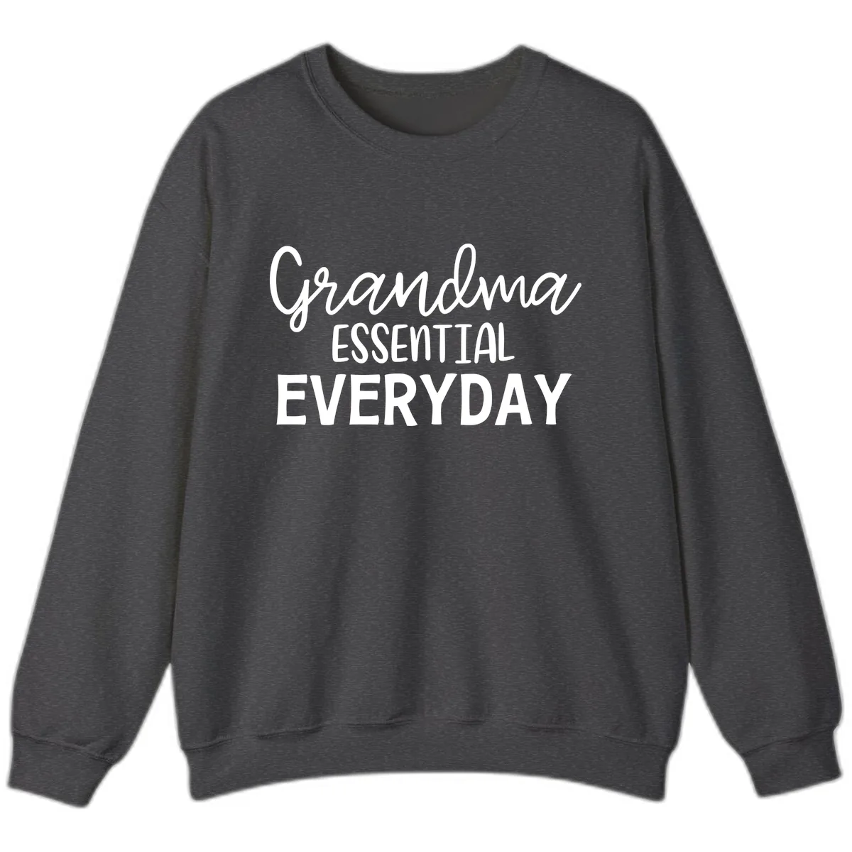 Grandma Essential Everyday Sweatshirt in Dark Heather