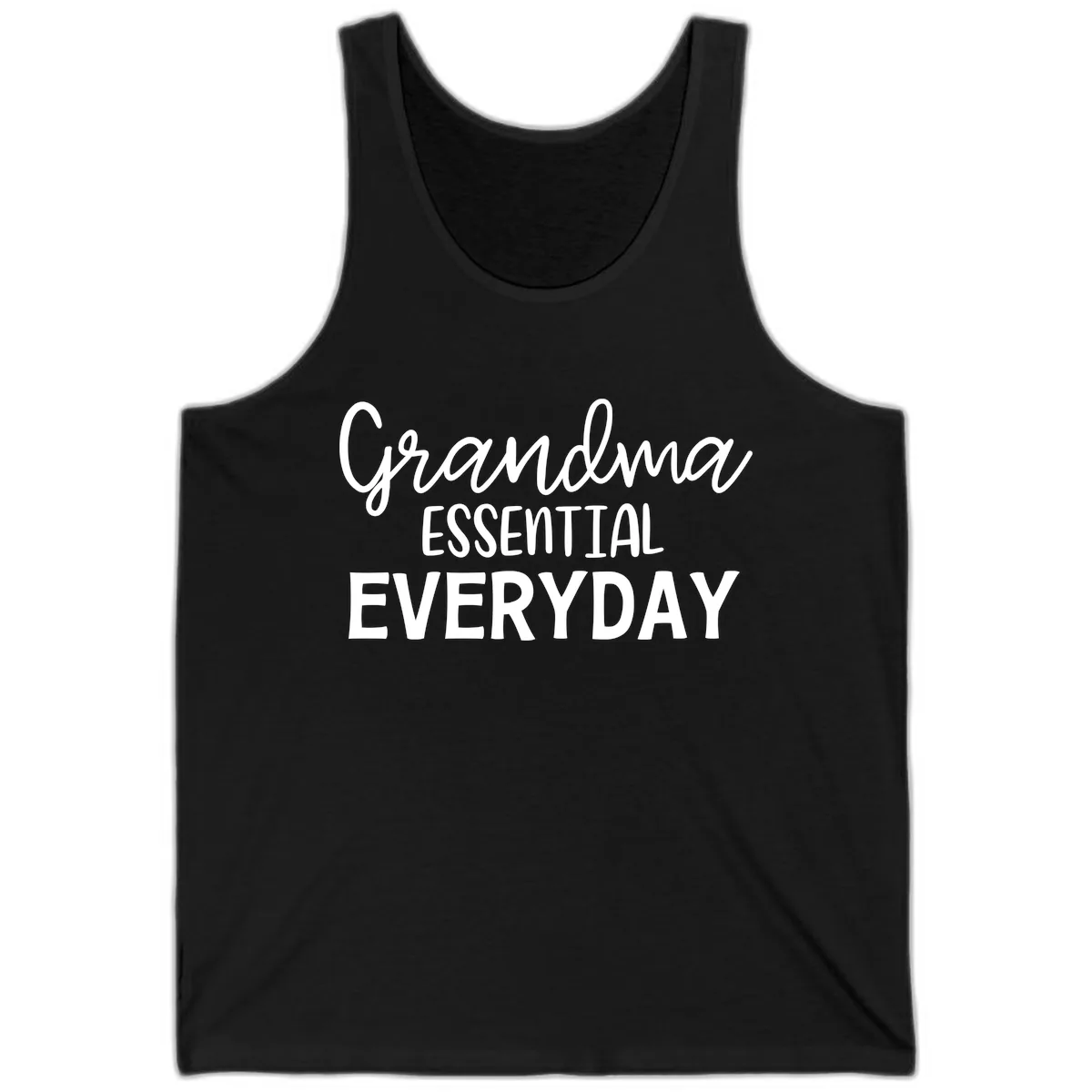 Grandma Essential Everyday Tank in Black