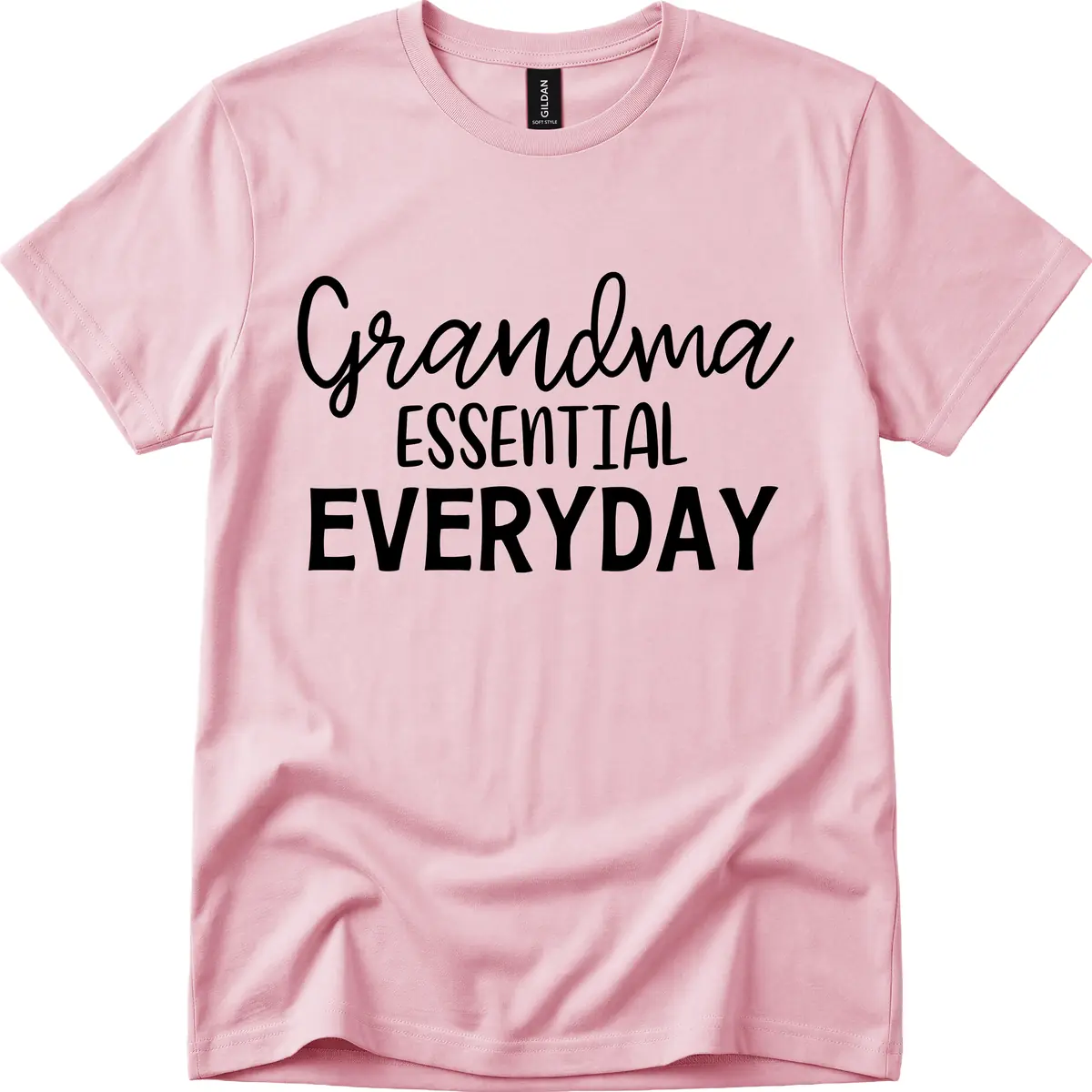 Grandma Essential Everyday T-Shirt in Light Pink