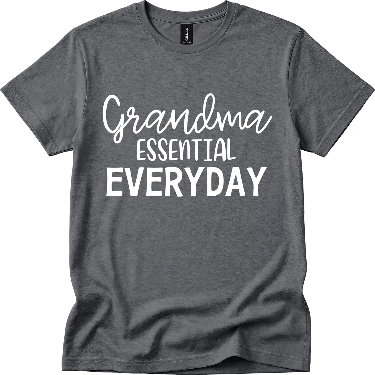 Grandma Essential Everyday T-Shirt in Dark Heather