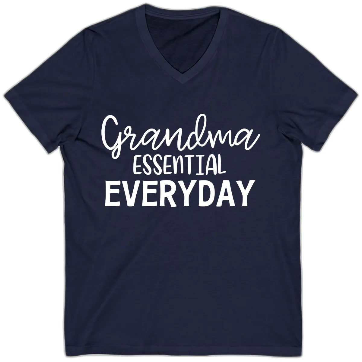 Grandma Essential Everyday V-Neck in Navy