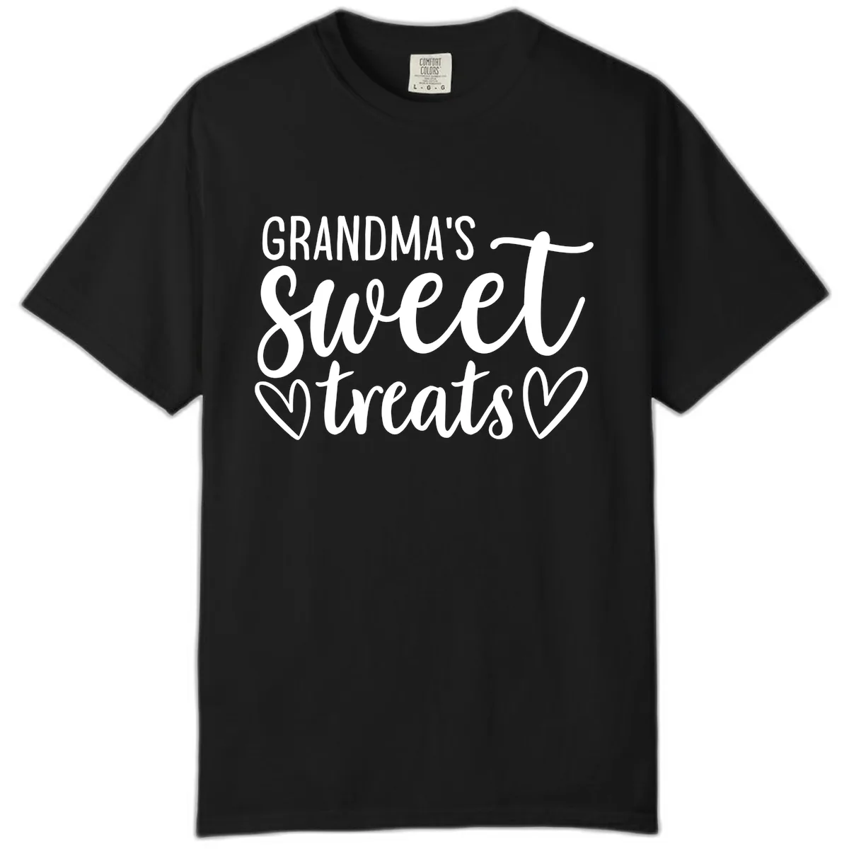 Grandma's Sweet Treats Design Comfort Color in Black