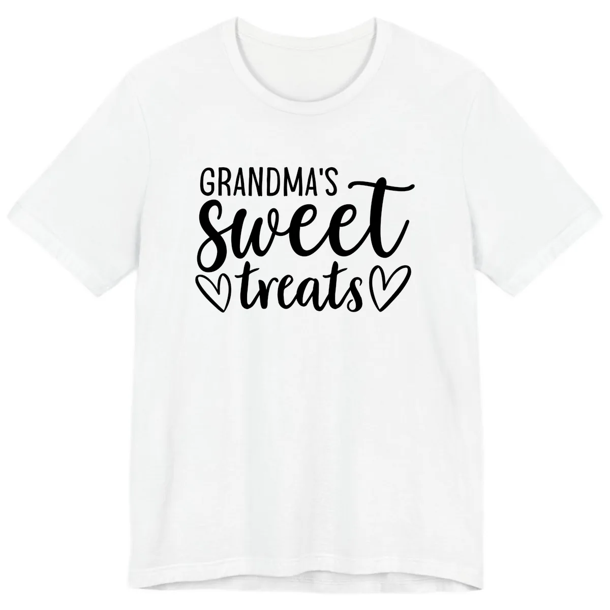 Grandma's Sweet Treats Design Premium T-Shirt in White