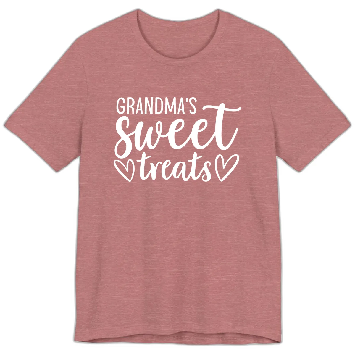 Grandma's Sweet Treats Design Premium T-Shirt in Heather Mauve