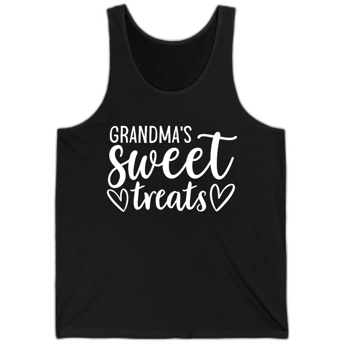 Grandma's Sweet Treats Design Tank in Black