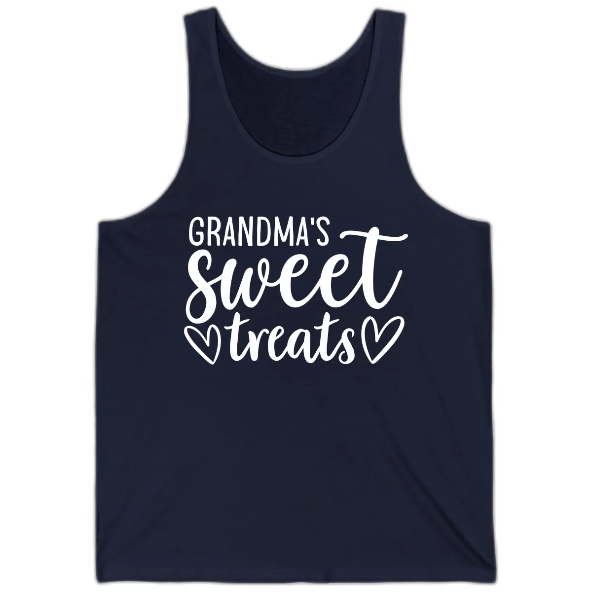 Grandma's Sweet Treats Design Tank in Navy