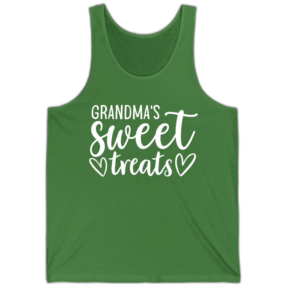Grandma's Sweet Treats Design Tank in Leaf