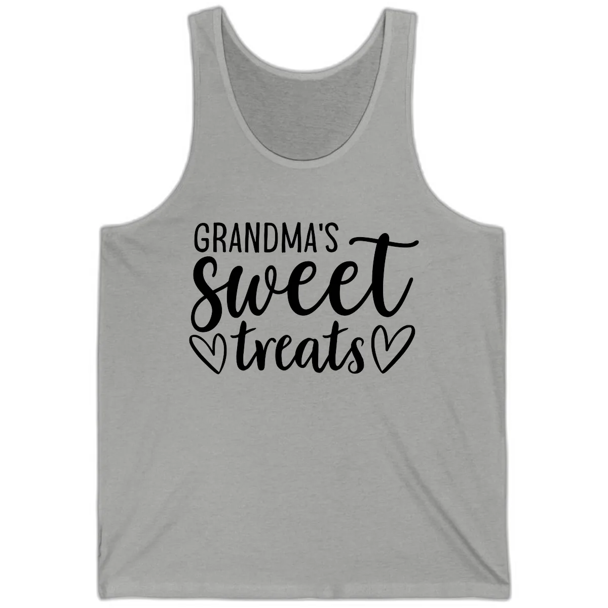 Grandma's Sweet Treats Design Tank in Athletic Heather