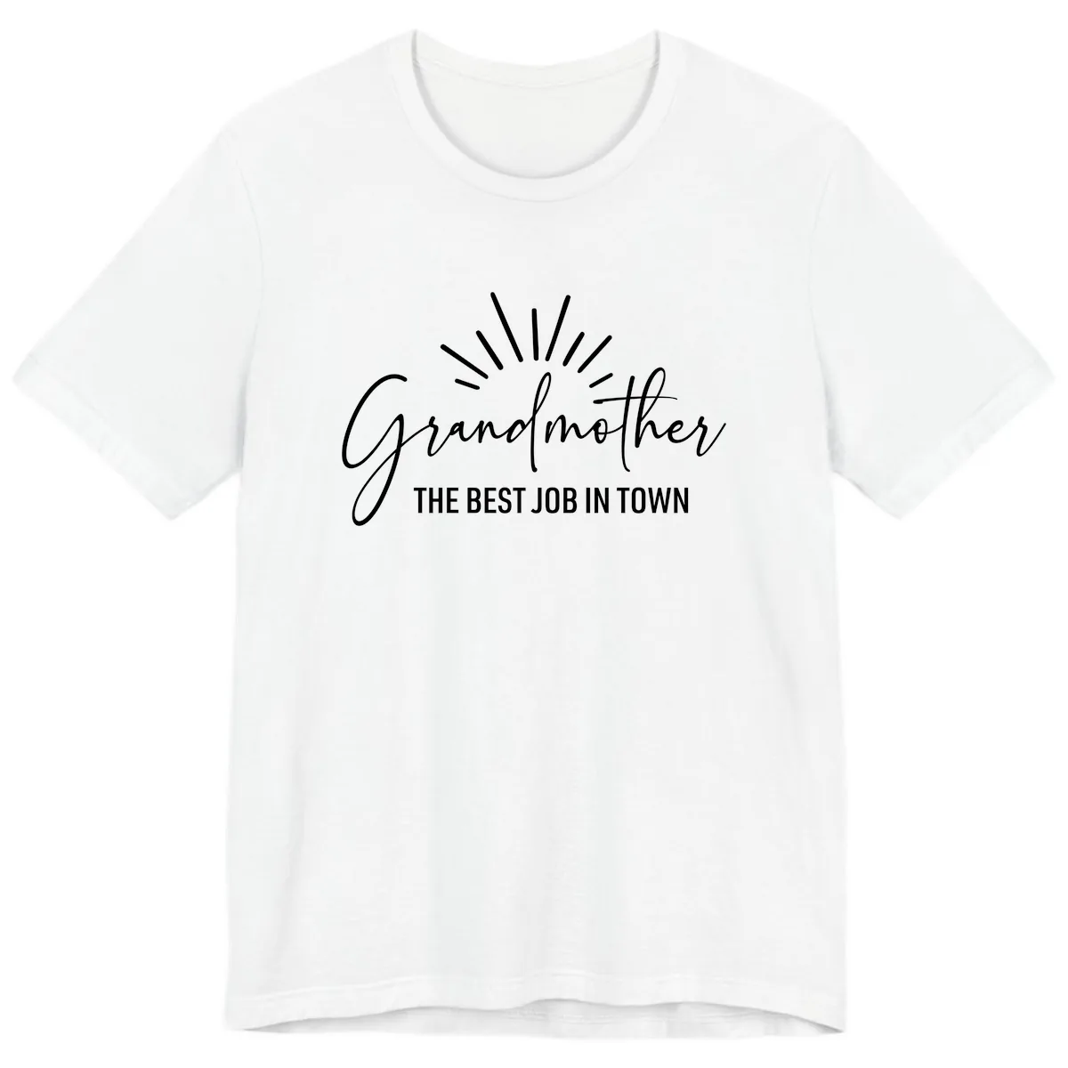 Grandmother The Best Job In Town Premium T-Shirt in White