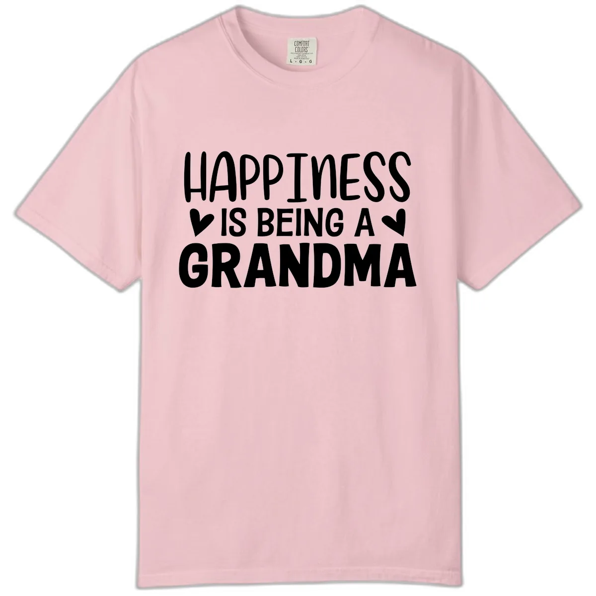 Happiness Is Being A Grandma Comfort Color in Blossom