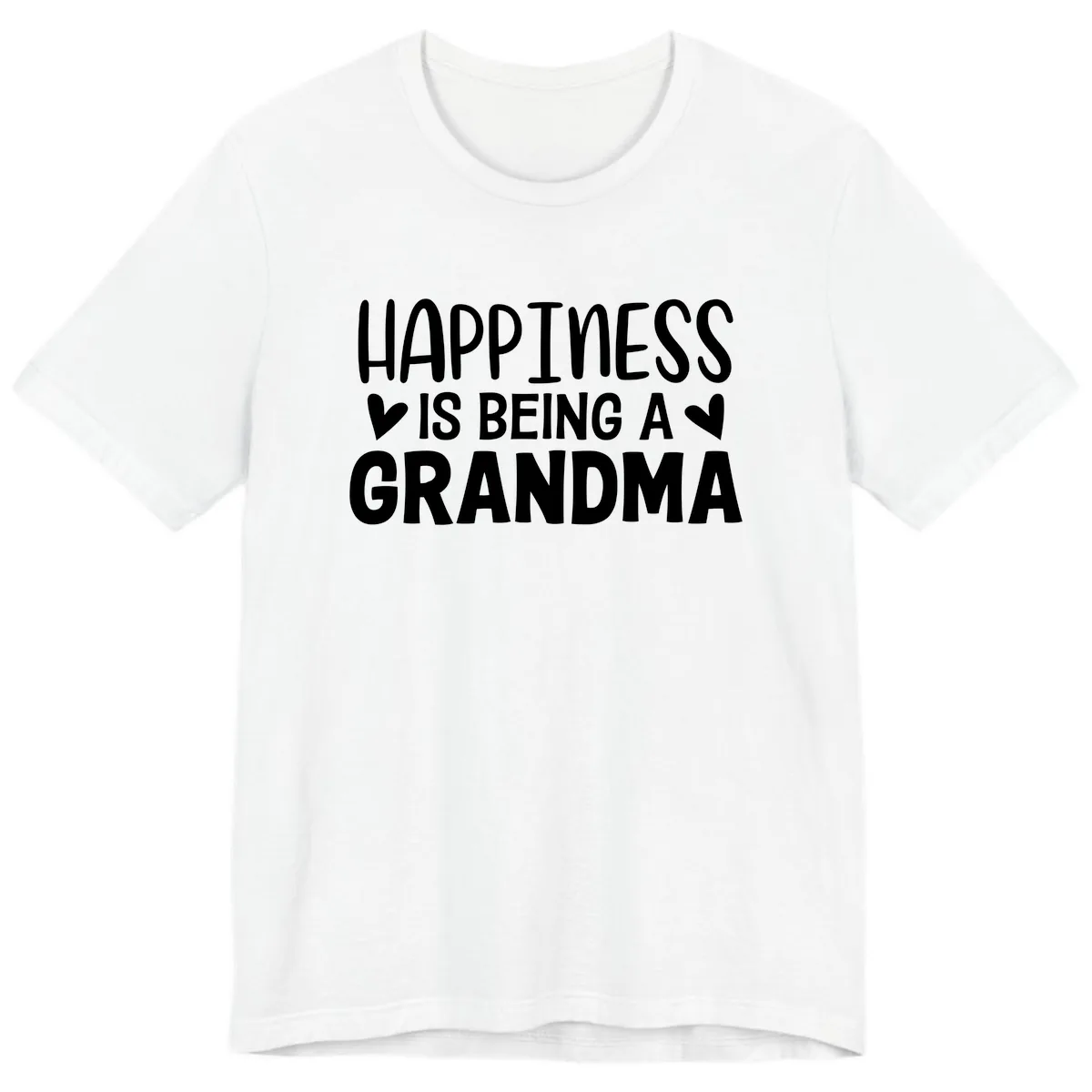 Happiness Is Being A Grandma Premium T-Shirt in White
