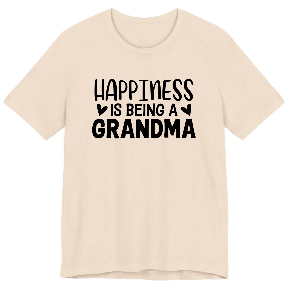 Happiness Is Being A Grandma Premium T-Shirt in Soft Cream