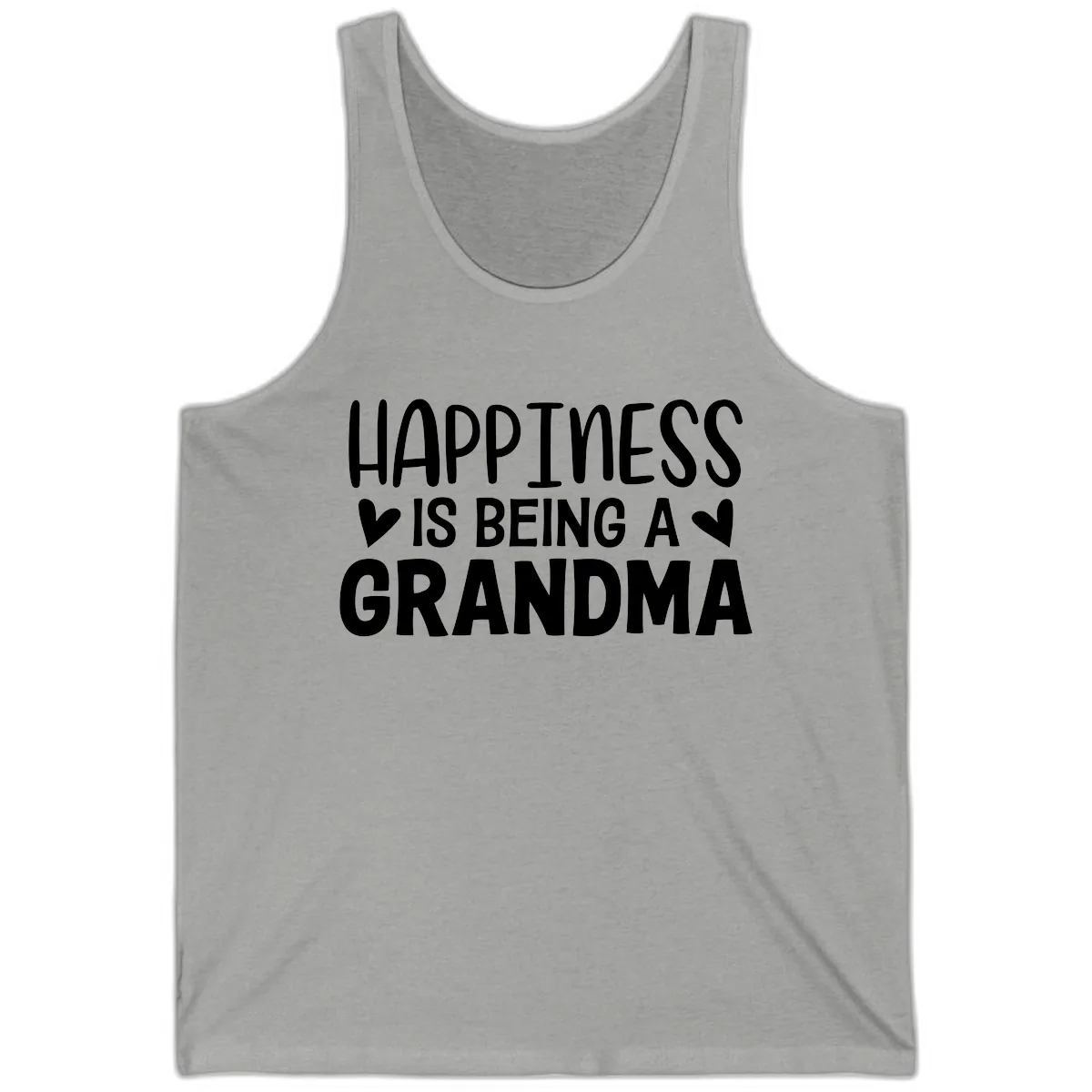 Happiness Is Being A Grandma Tank in Athletic Heather