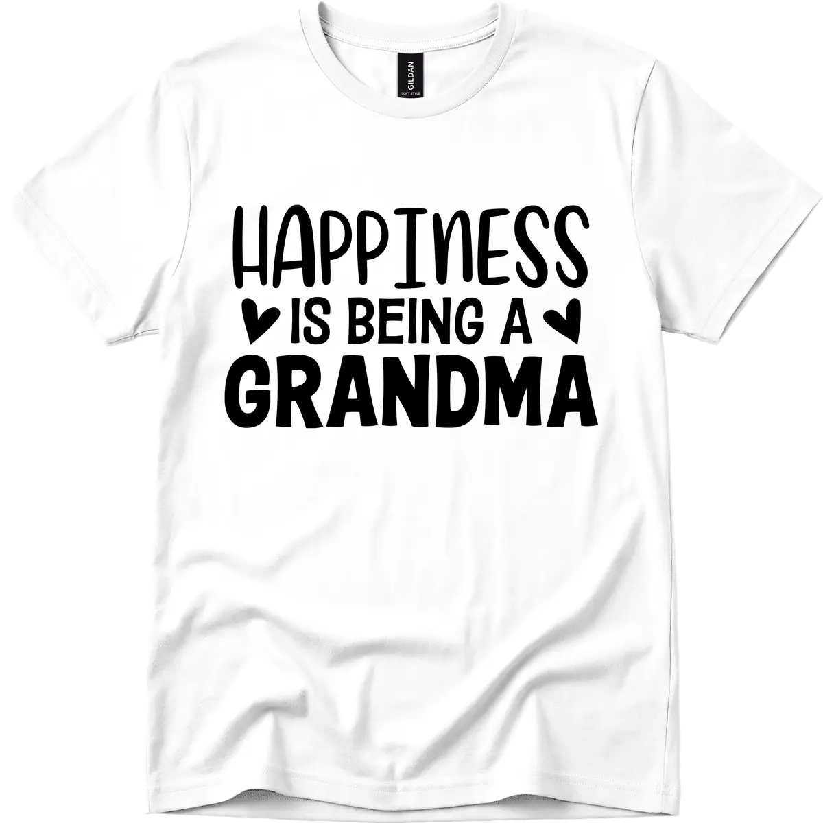 Happiness Is Being A Grandma T-Shirt in White