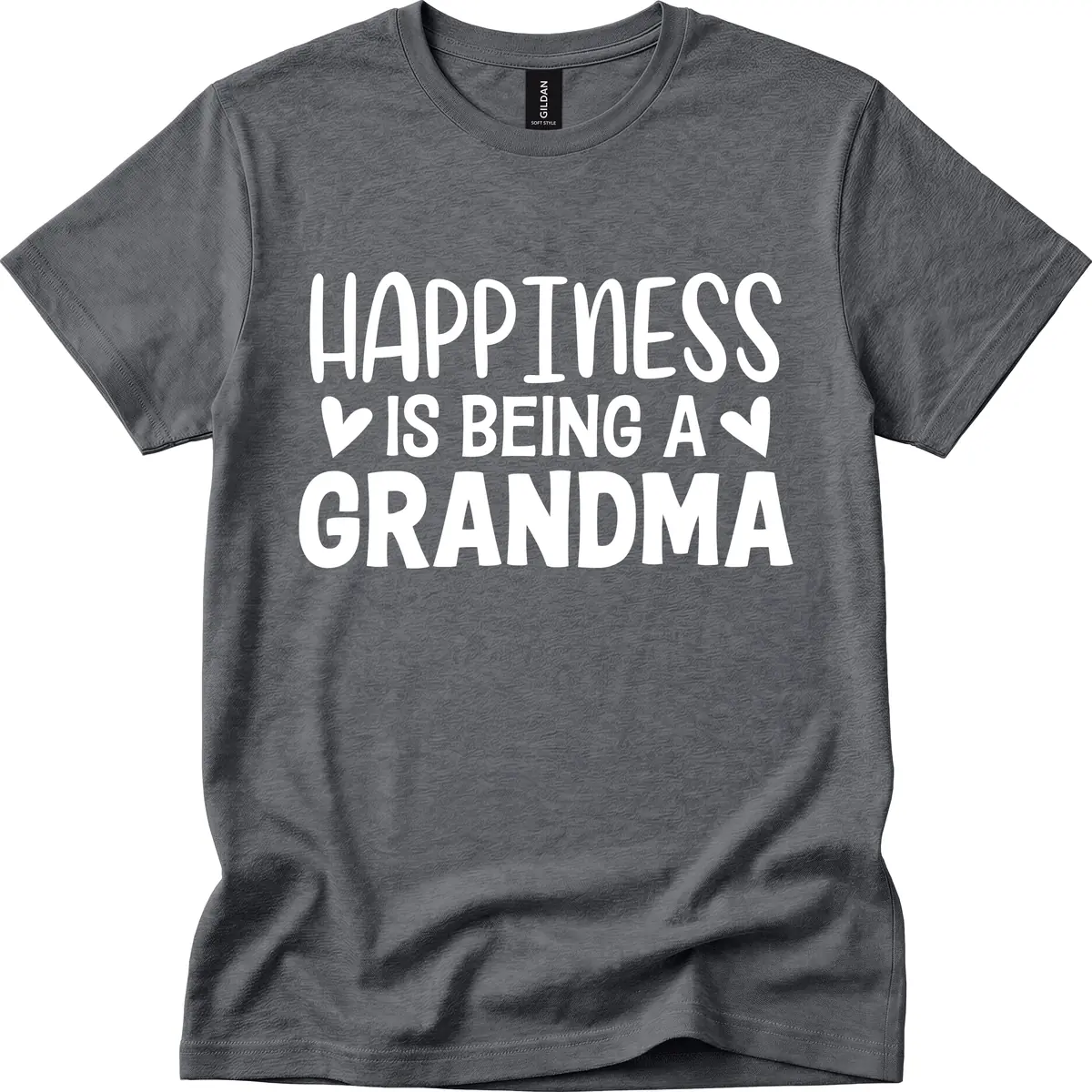 Happiness Is Being A Grandma T-Shirt in Dark Heather