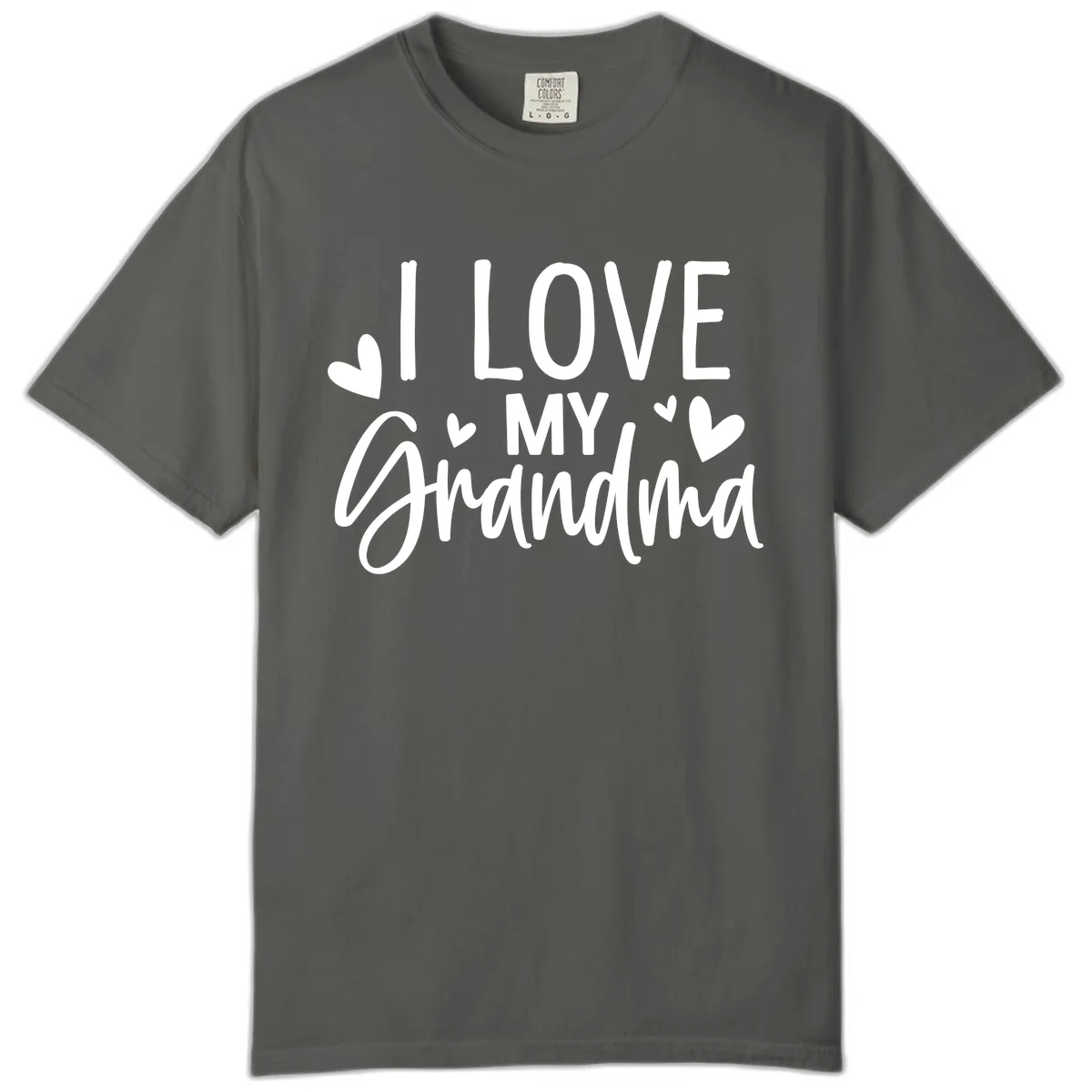 I Love My Grandma Comfort Color in Pepper