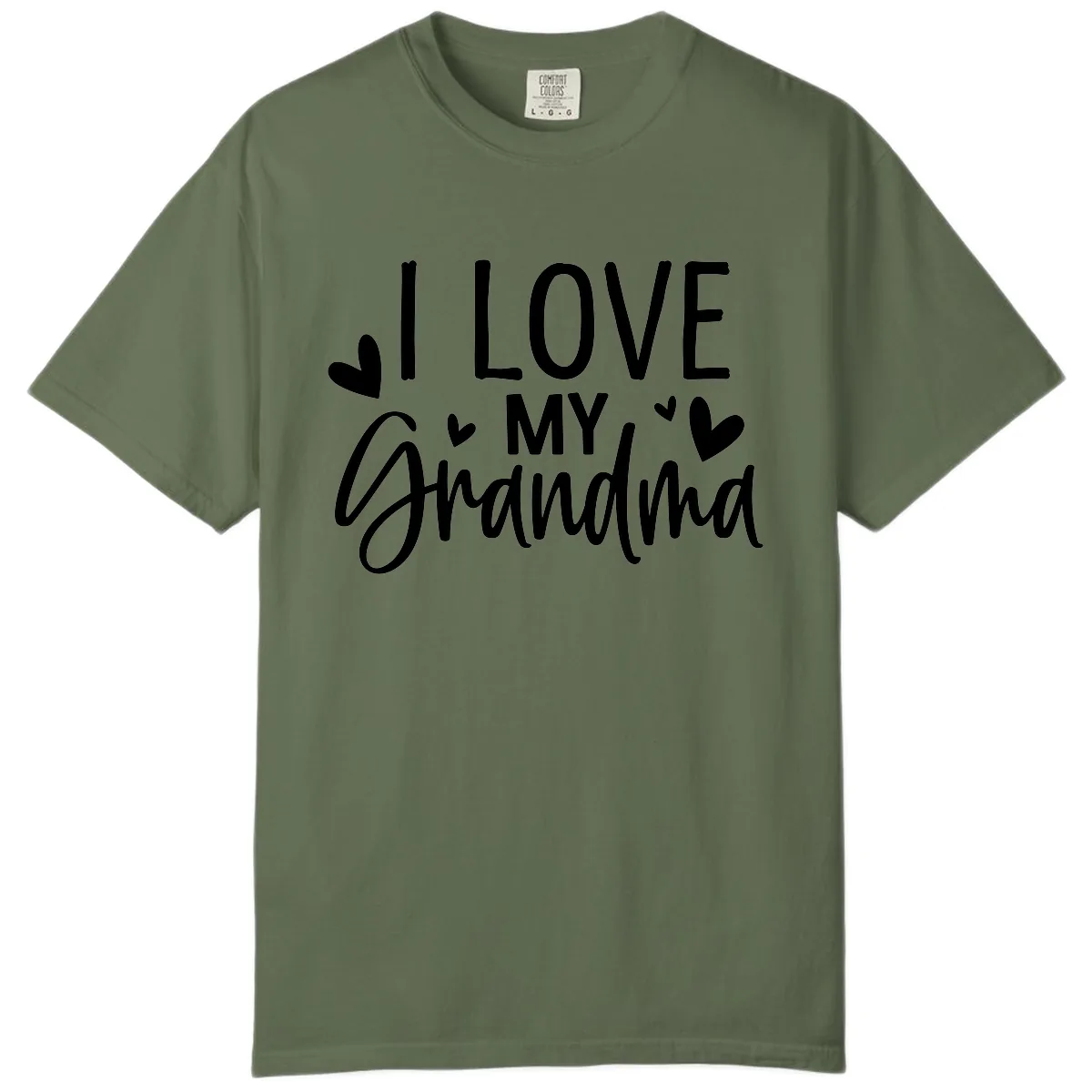 I Love My Grandma Comfort Color in Sage