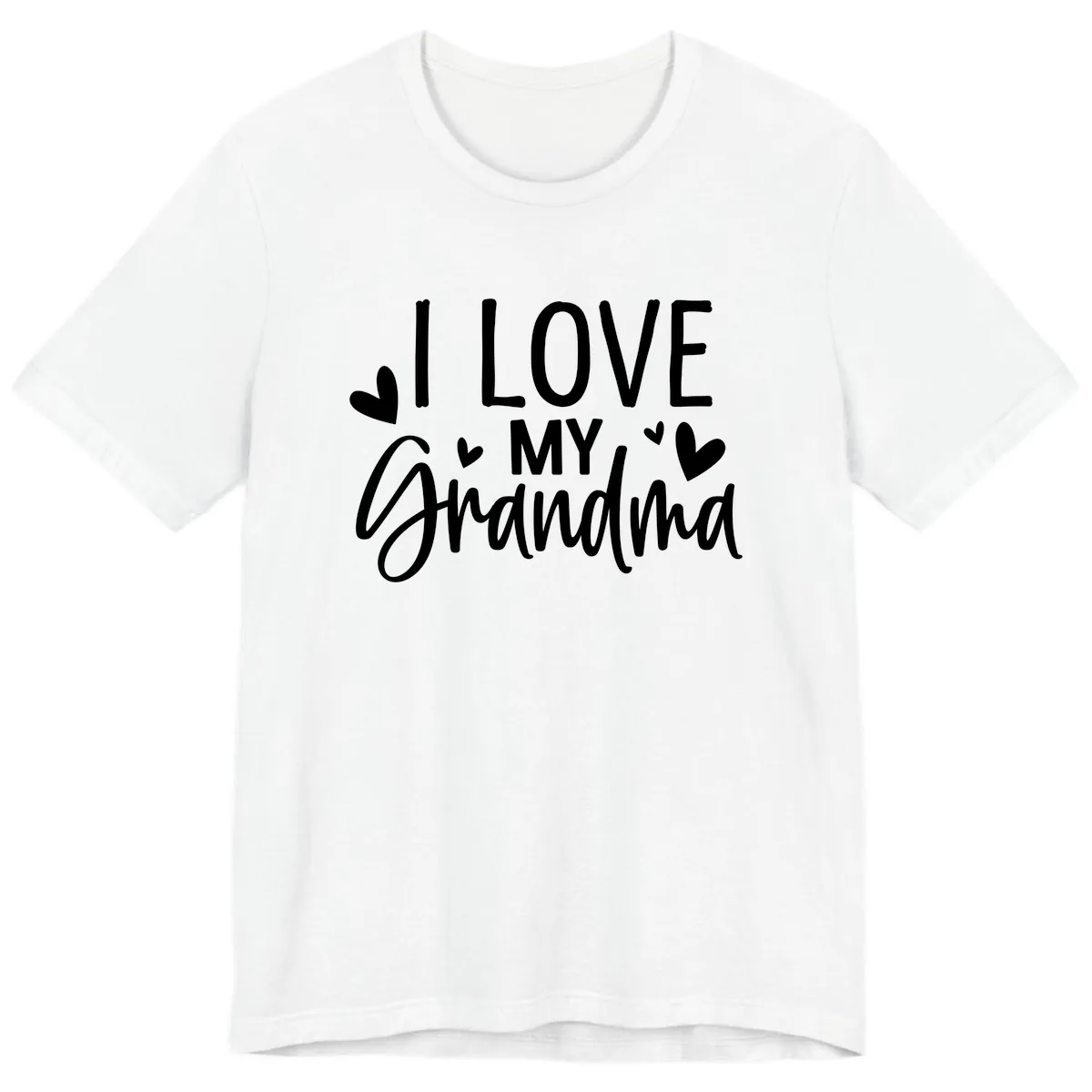 I Love My Grandma Premium T-Shirt in White