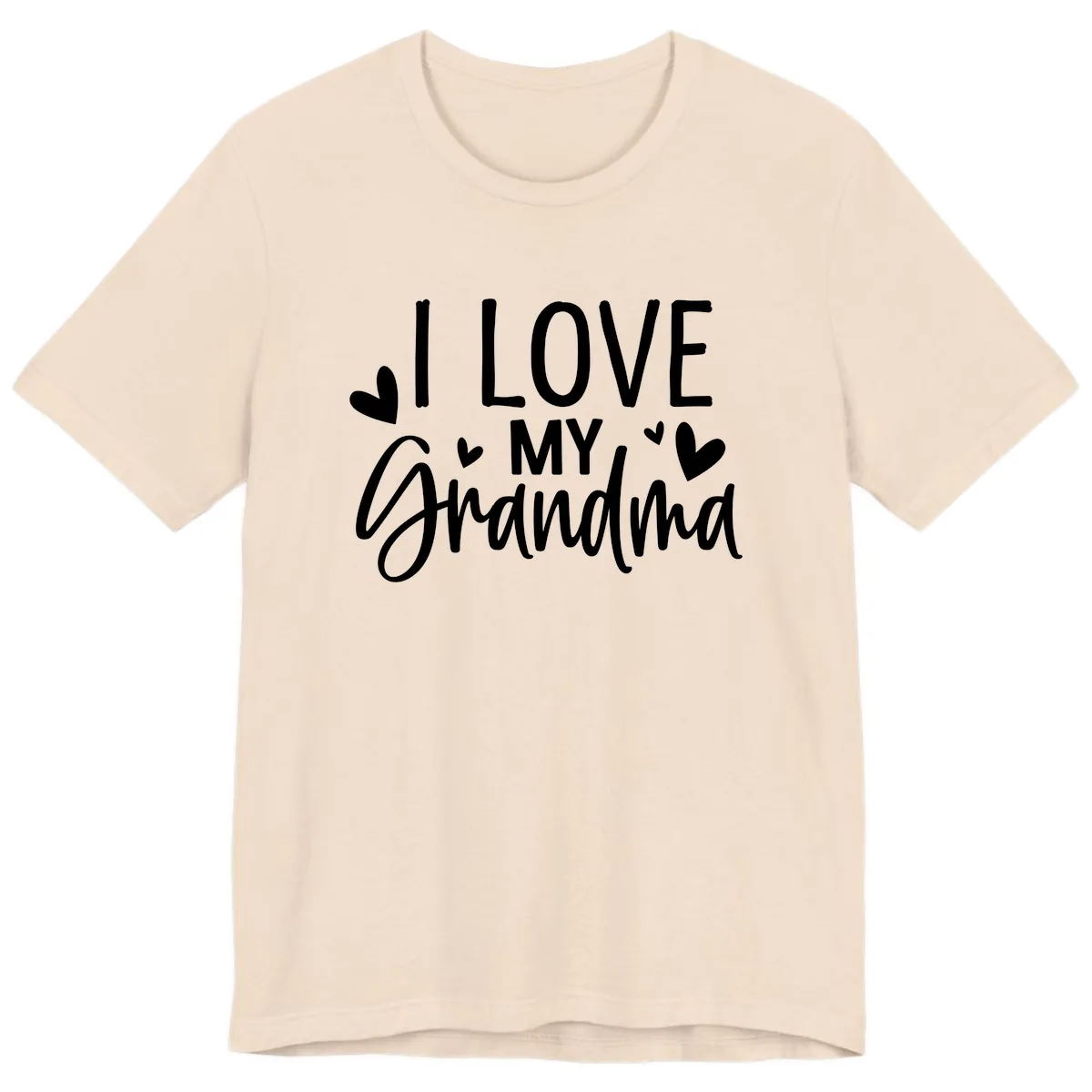 I Love My Grandma Premium T-Shirt in Soft Cream