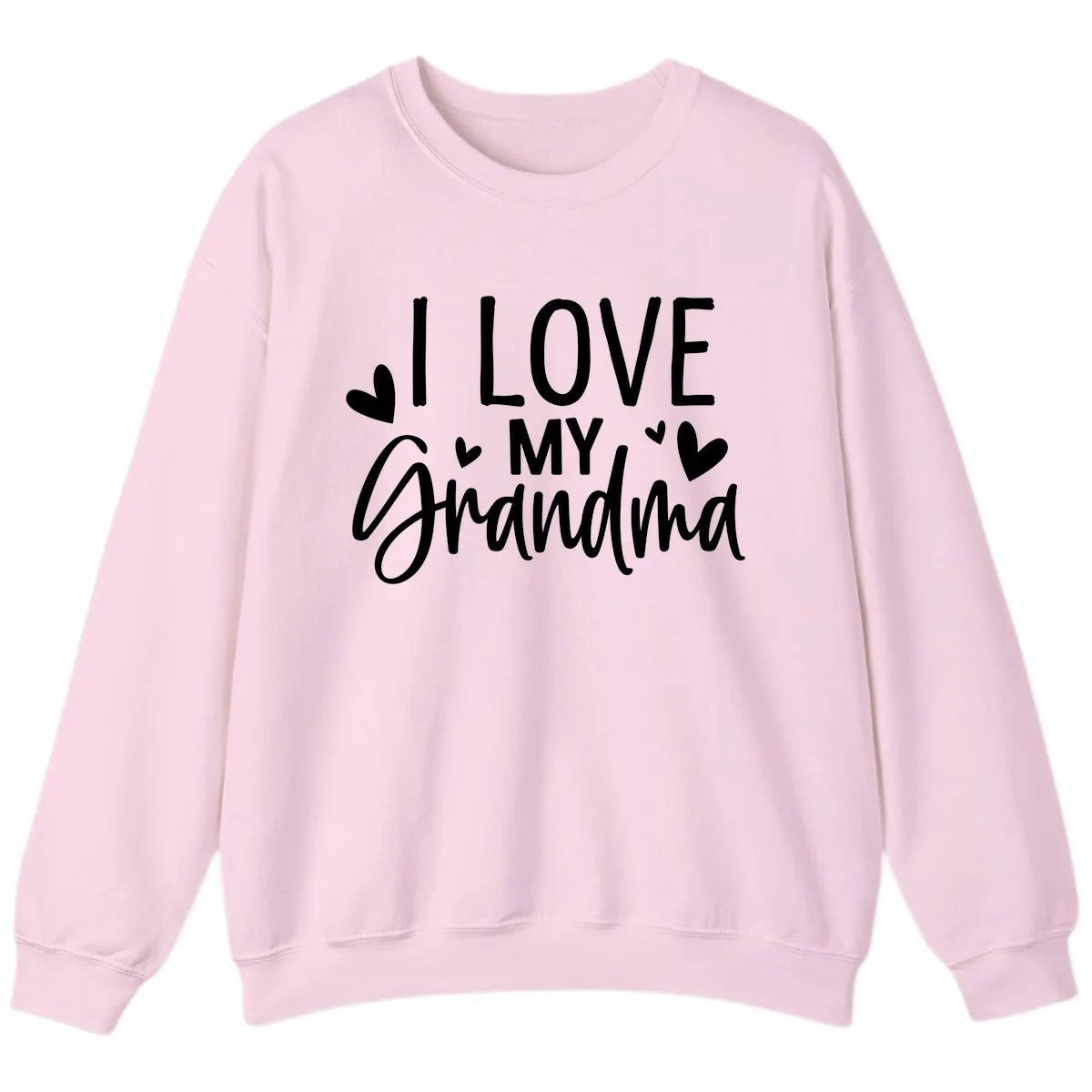 I Love My Grandma Sweatshirt in Light Pink