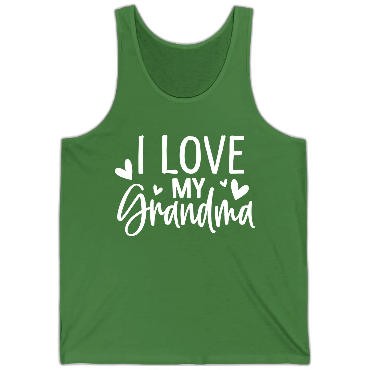 I Love My Grandma Tank in Leaf