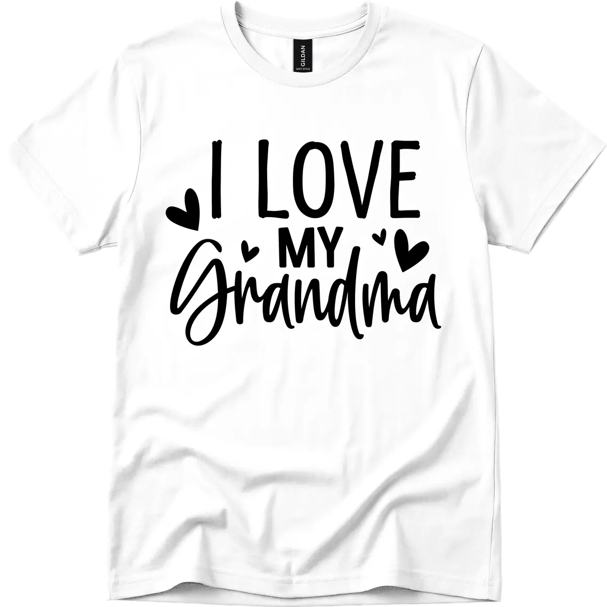 I Love My Grandma T-Shirt in White
