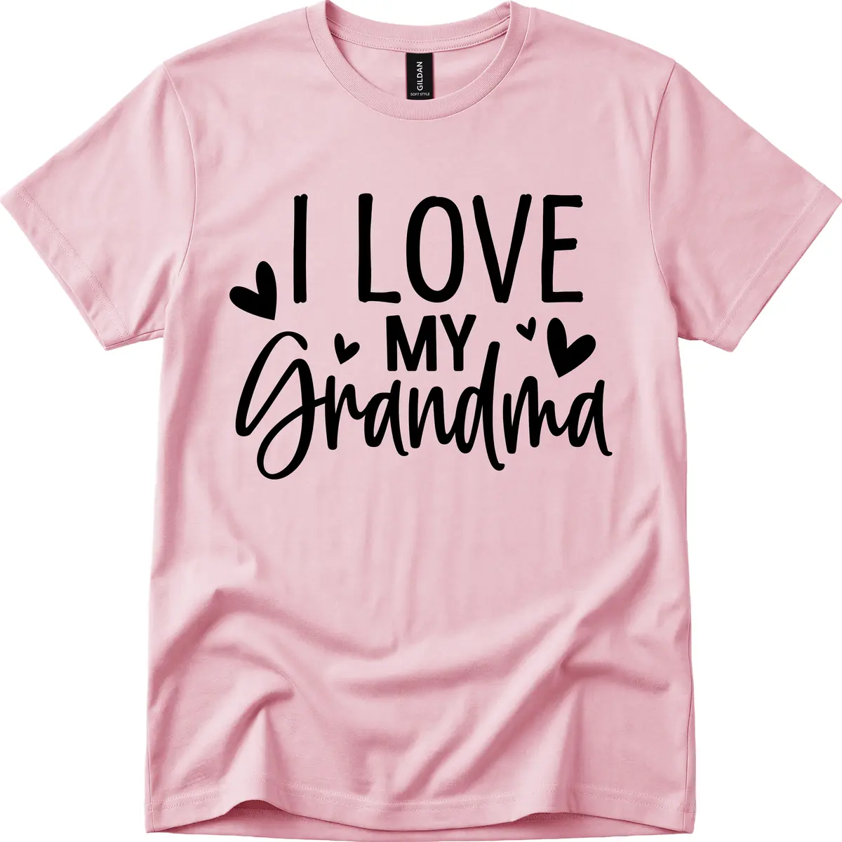 I Love My Grandma T-Shirt in Light Pink