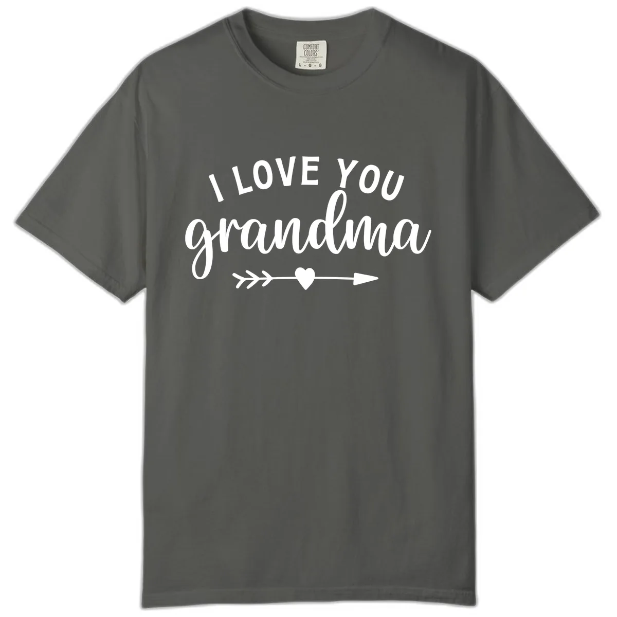 I Love You Grandma Comfort Color in Pepper