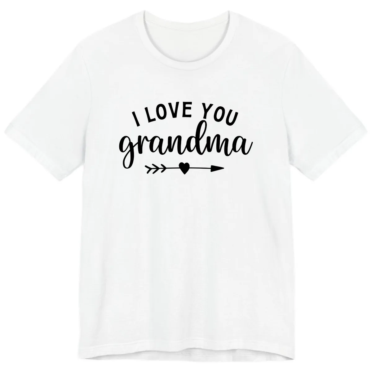 I Love You Grandma Premium T-Shirt in White