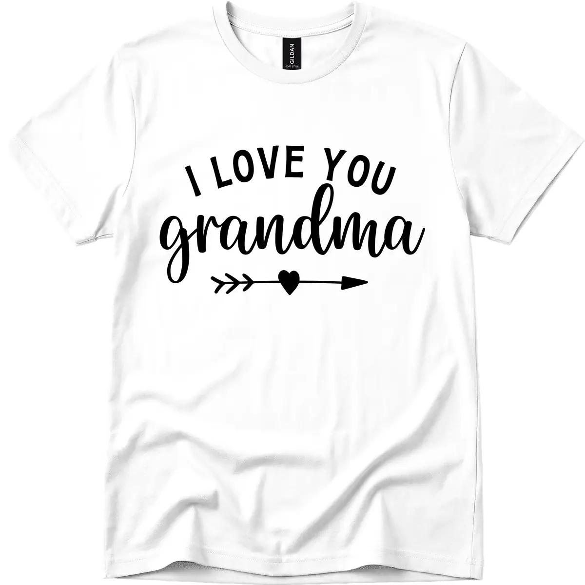 I Love You Grandma T-Shirt in White