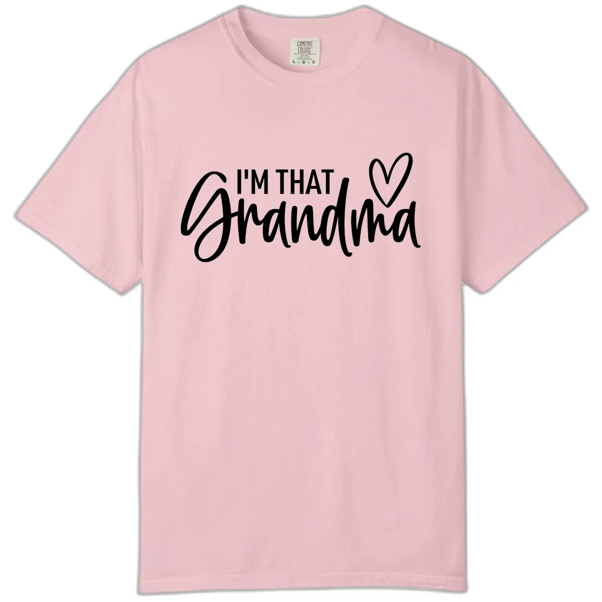 I'm That Grandma Heart Comfort Color in Blossom