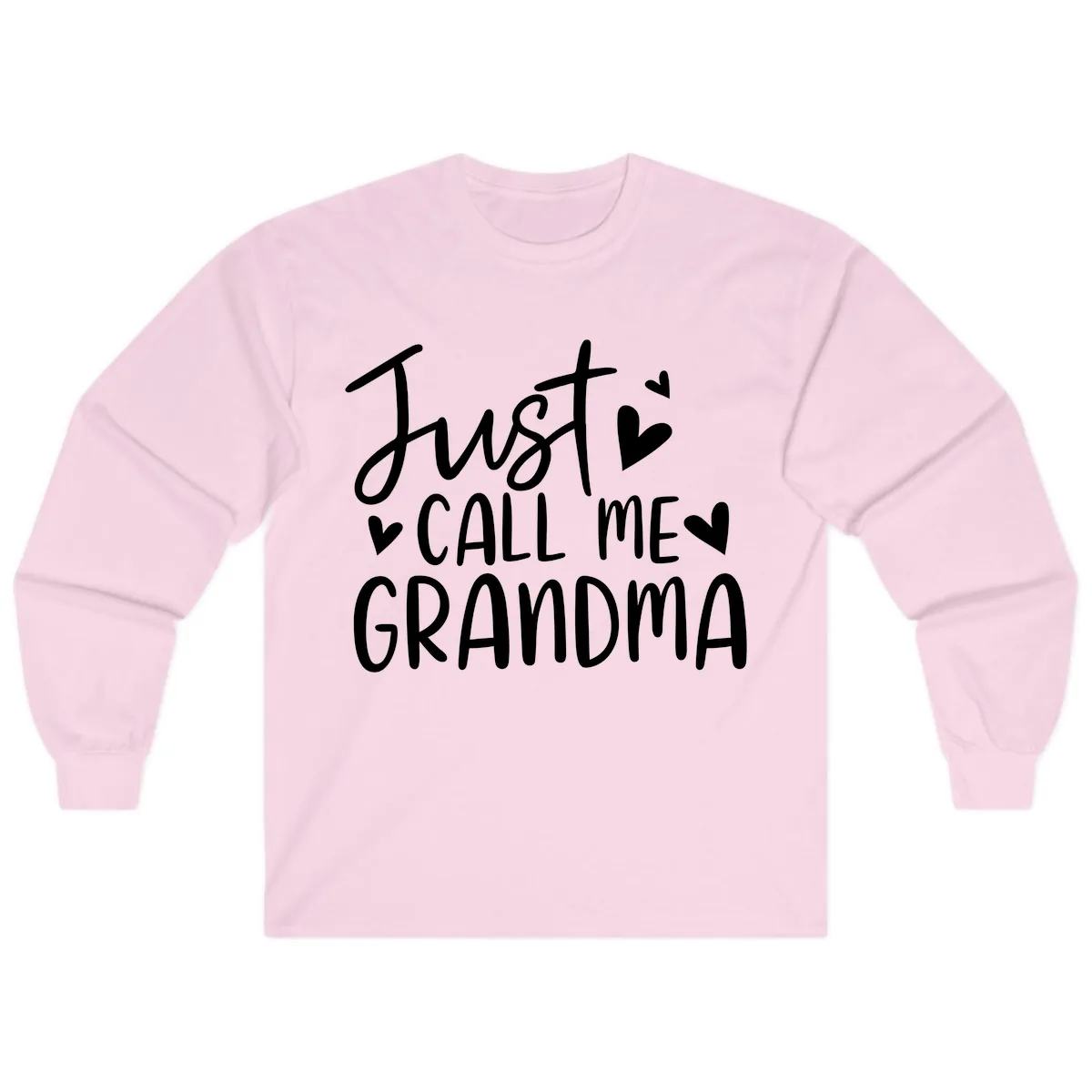 Just Call Me Grandma Long Sleeve in Light Pink