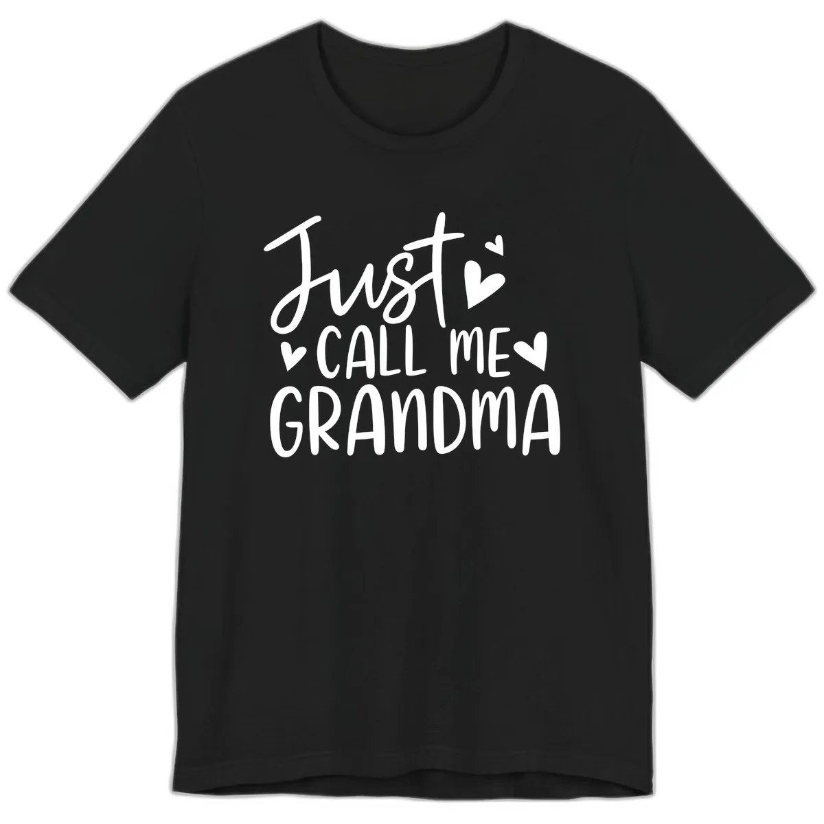 Just Call Me Grandma Premium T-Shirt in Black