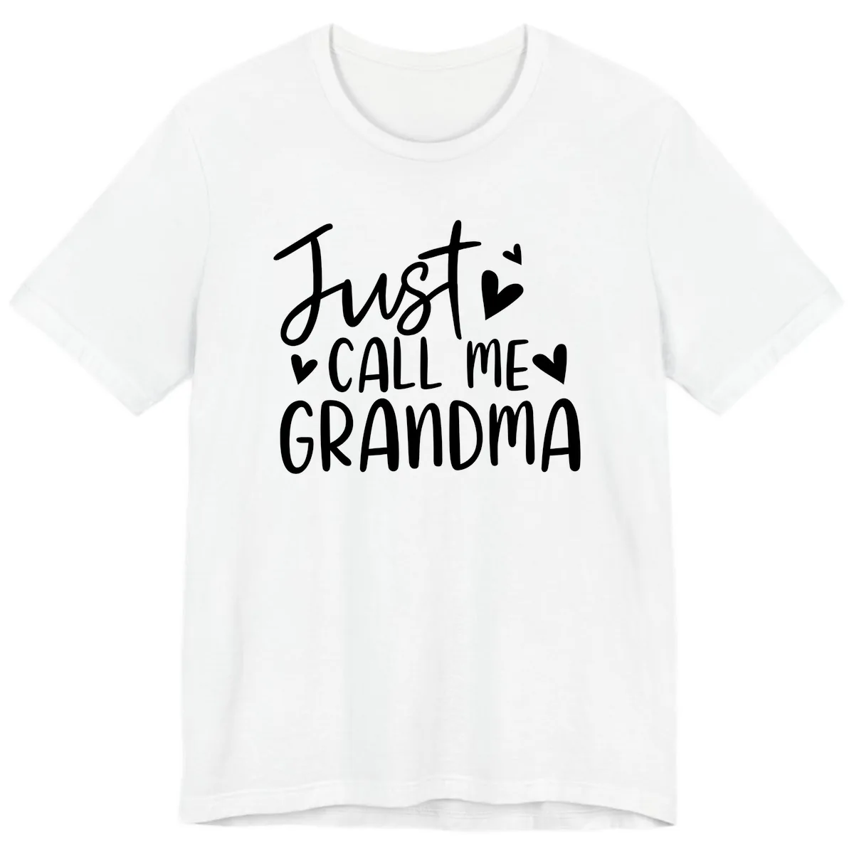 Just Call Me Grandma Premium T-Shirt in White