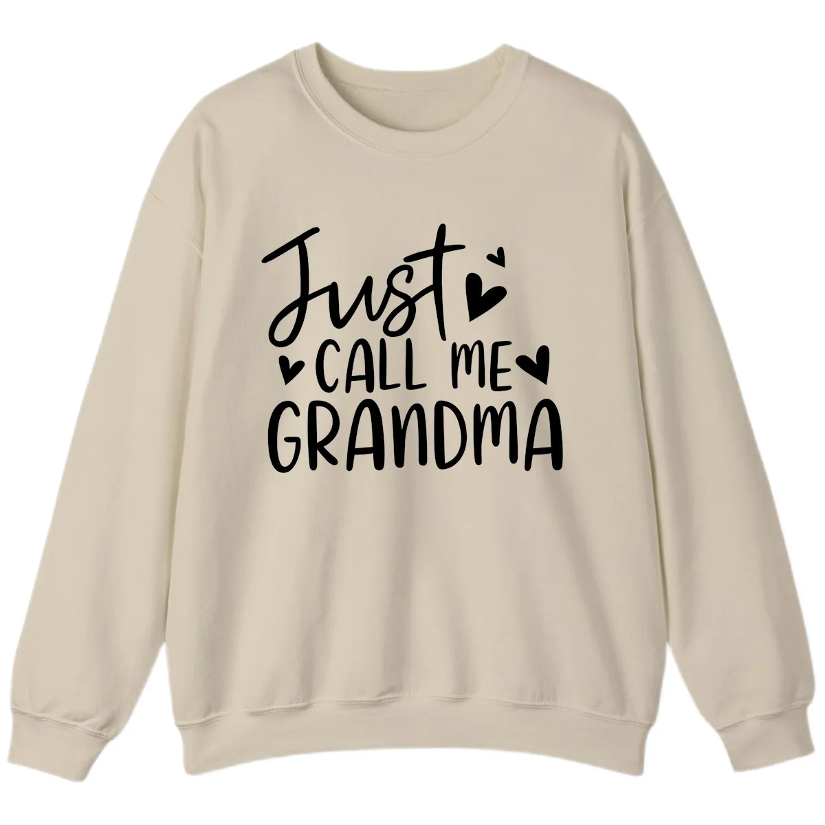 Just Call Me Grandma Sweatshirt in Sand