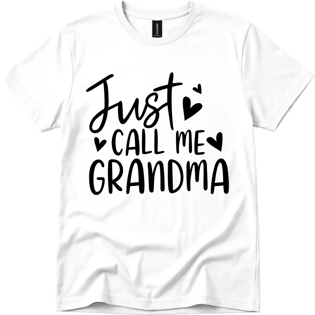 Just Call Me Grandma T-Shirt in White