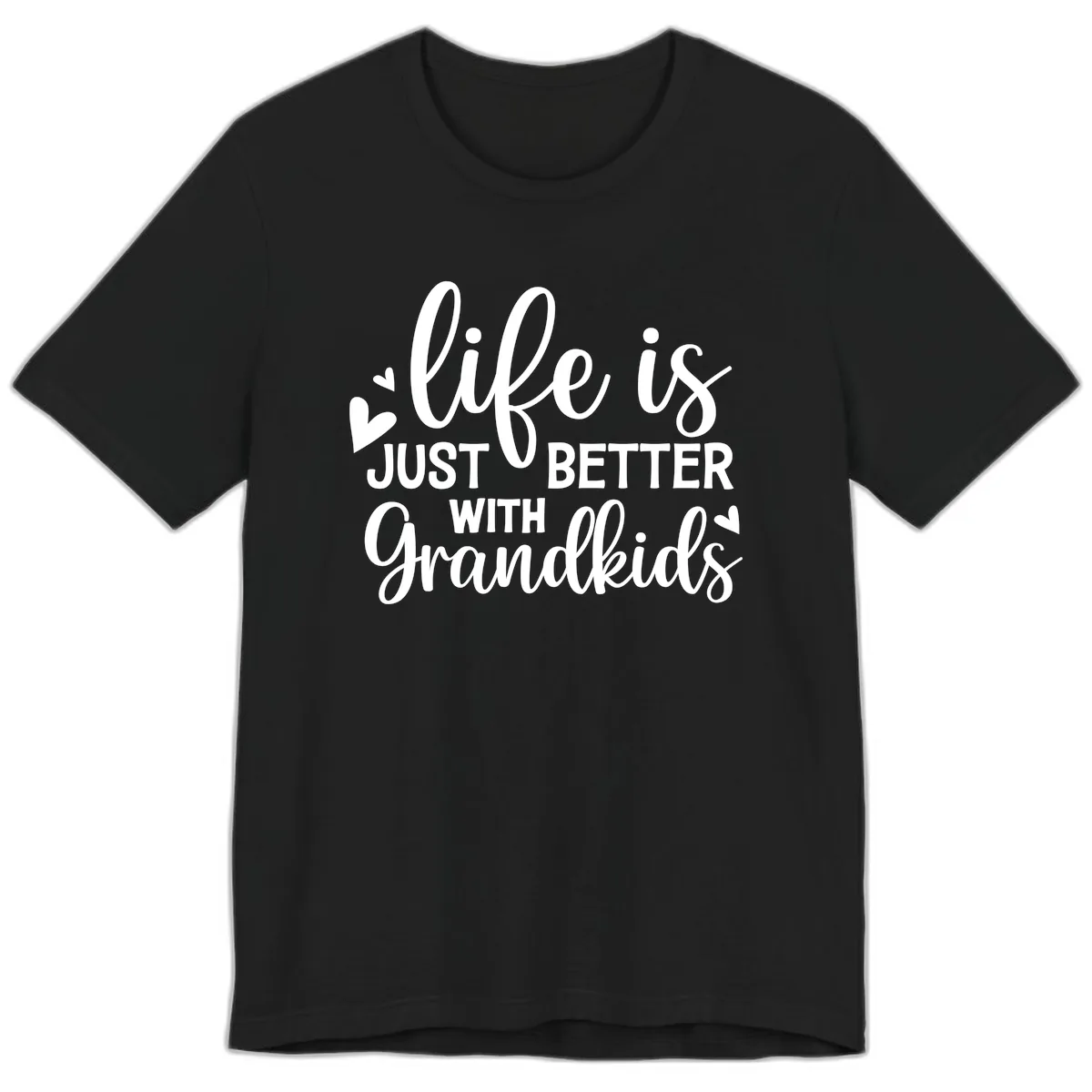 Life Is Just Better With Grandkids Premium T-Shirt in Black