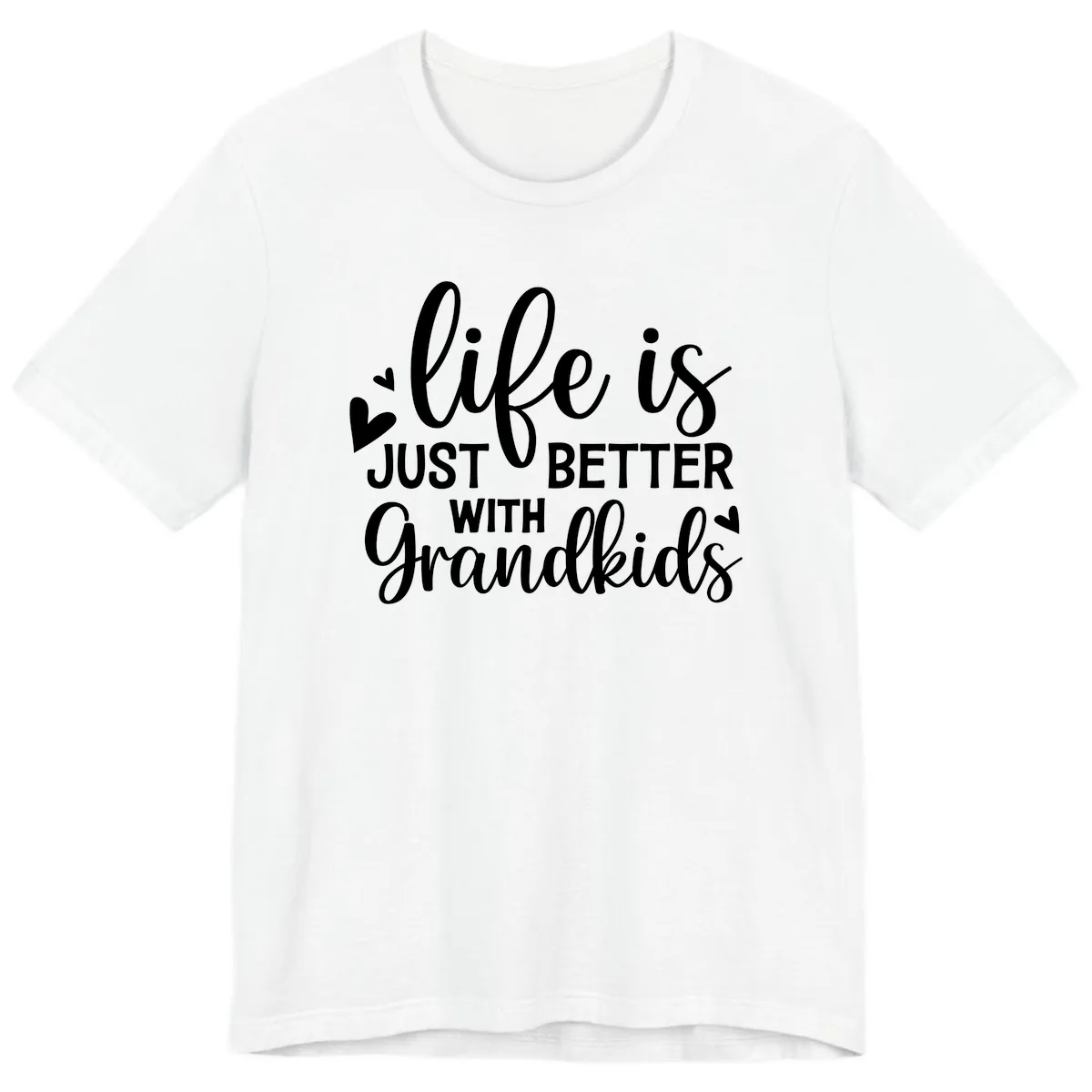 Life Is Just Better With Grandkids Premium T-Shirt in White