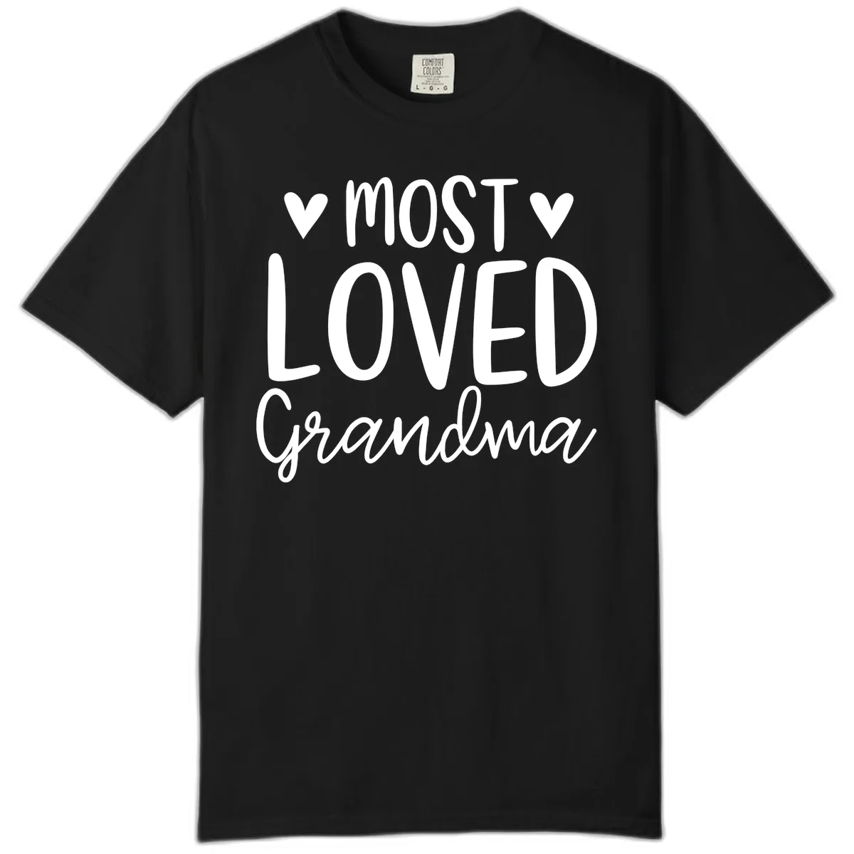 Most Loved Grandma Comfort Color in Black