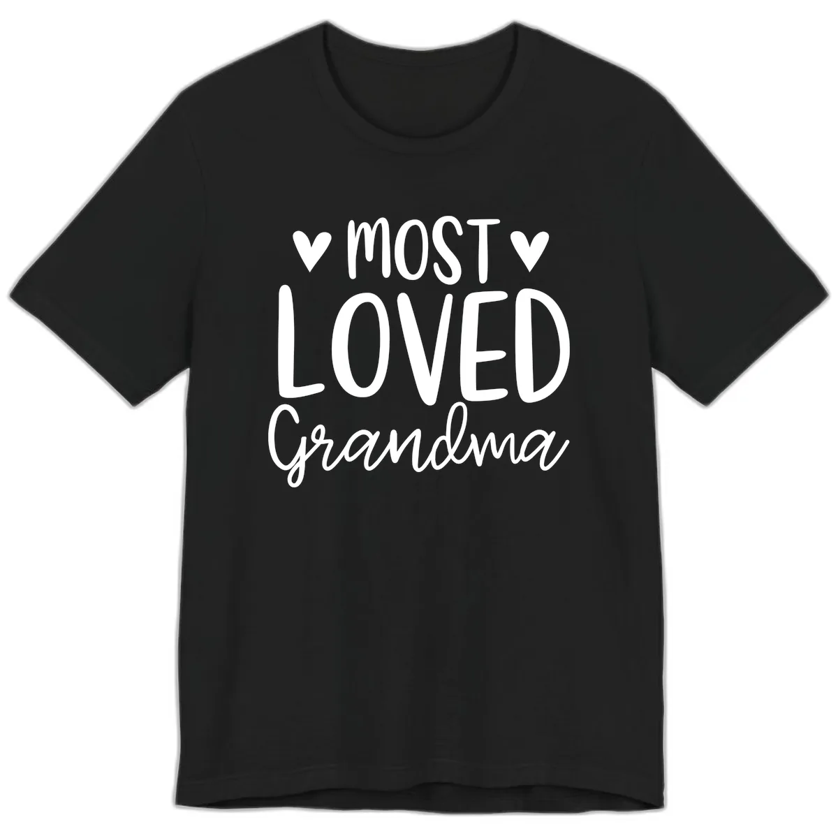 Most Loved Grandma Premium T-Shirt in Black