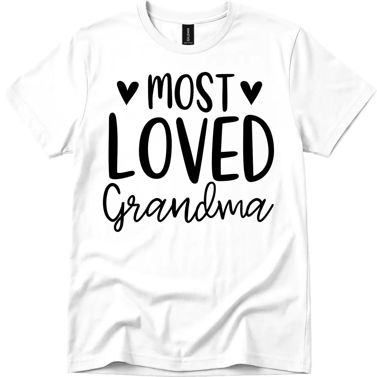 Most Loved Grandma T-Shirt in White