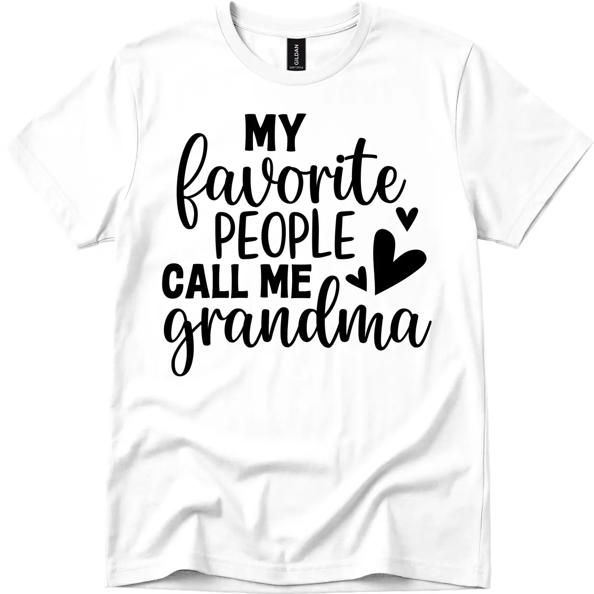My Favorite People Call Me Grandma T-Shirt in White