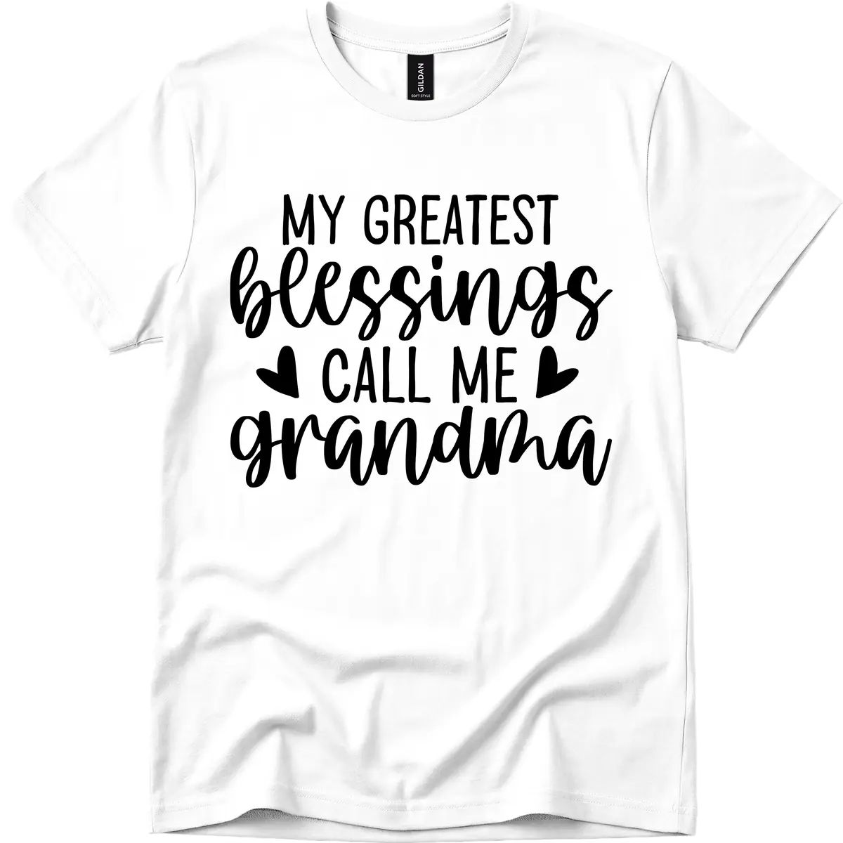 My Greatest Blessings Call Me Grandma T-Shirt in White