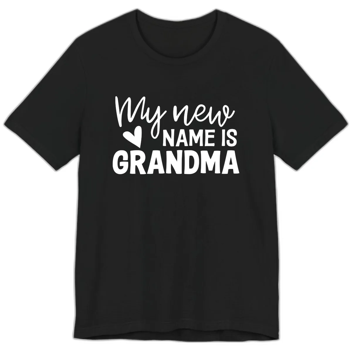 My New Name Is Grandma Shirt Premium T-Shirt in Black